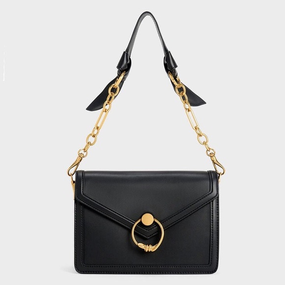 NWOT Charles & Keith Joelle Envelope Bag - Picture 1 of 11